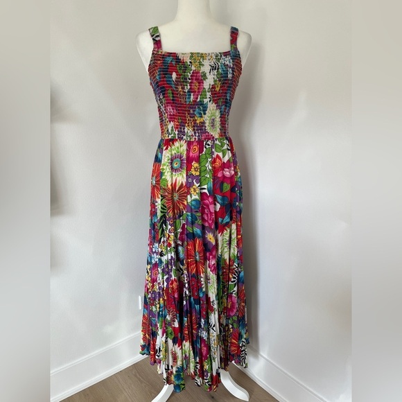 Floral Multicolor Women's Dress - Picture 2 of 5